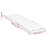 Casa si Gradina - Textile si covoare - Perne si pilote - Perne decorative - Perna de sezlong, verde, 200x70x3 cm, textil oxford - Infinity.ro