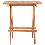 Casa si Gradina - Gradina si terasa - Mobilier exterior - Seturi mobila gradina - Set mobilier bistro cu perne antracit, 3 piese, lemn masiv tec - Infinity.ro