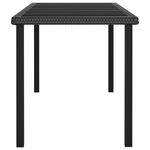 Casa si Gradina - Gradina si terasa - Mobilier exterior - Seturi mobila gradina - Set mobilier de gradina, 7 piese, negru, poliratan - Infinity.ro