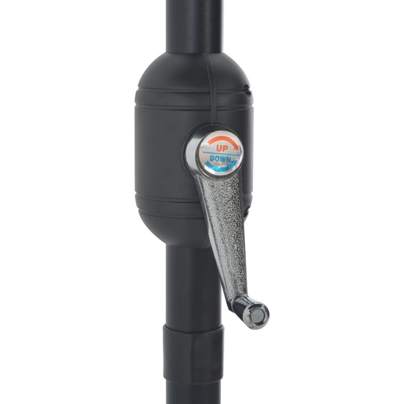 Casa si Gradina - Gradina si terasa - Umbrele si pavilioane - Umbrele - Umbrela balcon tija aluminiu caramiziu 270x144x222cm semirotund - Infinity.ro