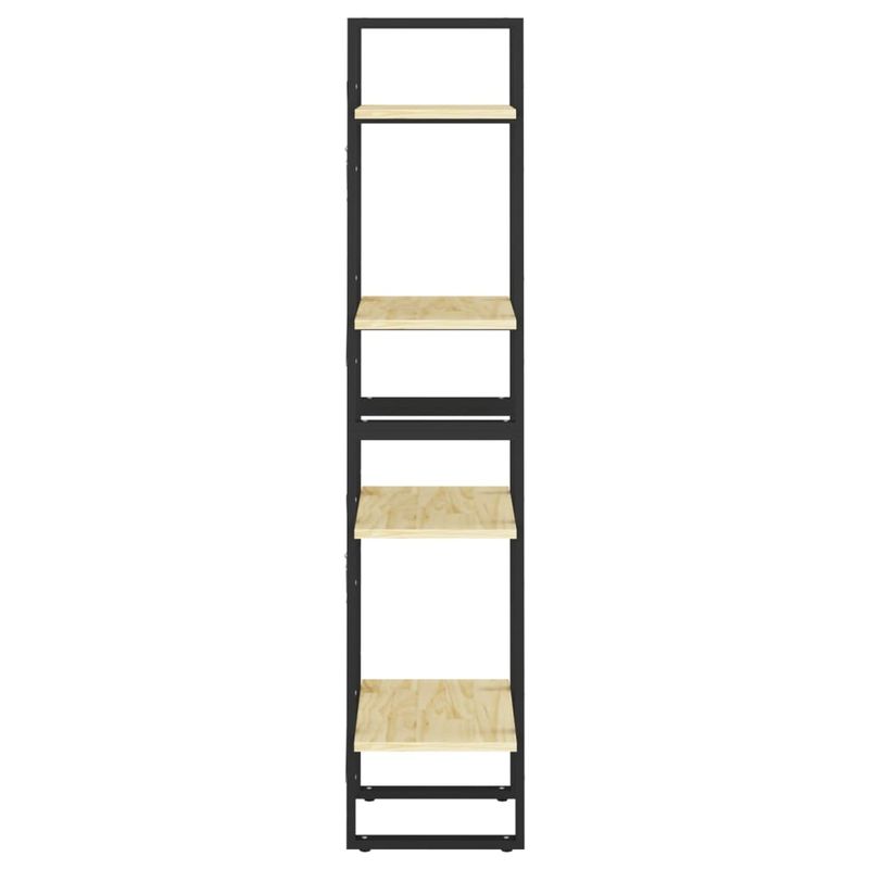 Casa si Gradina - Mobilier - Biblioteci si rafturi - Biblioteci - Biblioteca cu 4 rafturi, 40x30x140 cm, lemn masiv de pin, natural - Infinity.ro