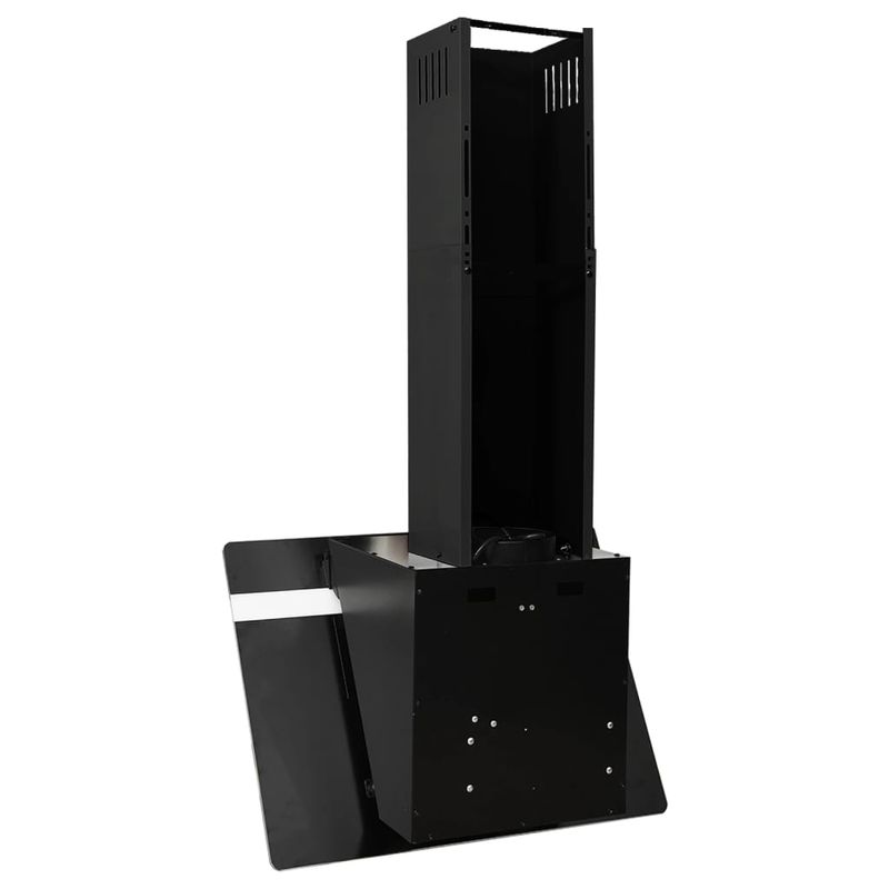 Electronice si Electrocasnice - Aragazuri, cuptoare si hote - Hote - Hote traditionale - Hota de perete negru 60 cm otel si sticla securizata - Infinity.ro