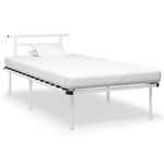 Casa si Gradina - Mobilier - Paturi si accesorii - Paturi - Cadru de pat, alb, 100 x 200 cm, metal - Infinity.ro