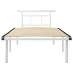 Casa si Gradina - Mobilier - Paturi si accesorii - Paturi - Cadru de pat, alb, 100 x 200 cm, metal - Infinity.ro