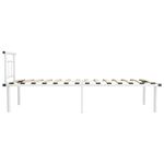 Casa si Gradina - Mobilier - Paturi si accesorii - Paturi - Cadru de pat, alb, 100 x 200 cm, metal - Infinity.ro