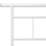 Casa si Gradina - Mobilier - Paturi si accesorii - Paturi - Cadru de pat, alb, 100 x 200 cm, metal - Infinity.ro