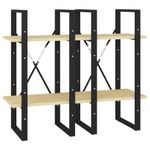 Casa si Gradina - Mobilier - Biblioteci si rafturi - Biblioteci - Biblioteca cu 4 rafturi, 40x30x140 cm, lemn masiv de pin, natural - Infinity.ro