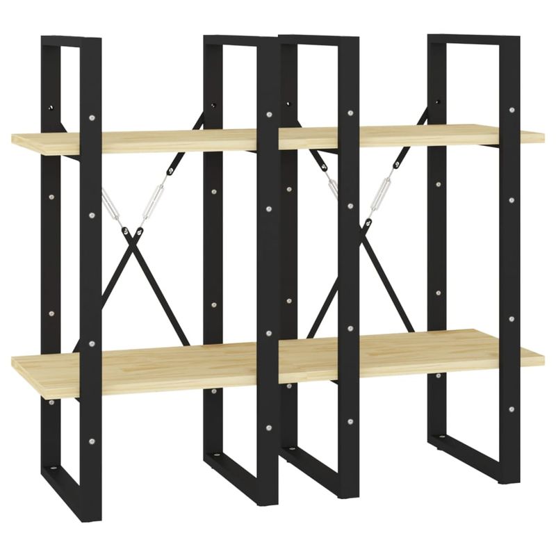 Casa si Gradina - Mobilier - Biblioteci si rafturi - Biblioteci - Biblioteca cu 4 rafturi, 40x30x140 cm, lemn masiv de pin, natural - Infinity.ro