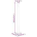 Casa si Gradina - Gradina si terasa - Umbrele si pavilioane - Umbrele - Copertina laterala retractabila de terasa, gri, 220x300 cm - Infinity.ro