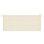 Casa si Gradina - Gradina si terasa - Mobilier exterior - Bancute de gradina - Banca de gradina cu perna, 120 cm, lemn masiv de acacia - Infinity.ro