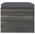 Casa si Gradina - Gradina si terasa - Mobilier exterior - Seturi mobila gradina - Set mobilier gradina din paleti, 2 piese, cu perne, lemn de pin, pernă șezut antracit - Infinity.ro