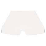Casa si Gradina - Gradina si terasa - Umbrele si pavilioane - Pavilioane - Copertina de rezerva leagan gradina, alb, 150/130x105/70 cm - Infinity.ro