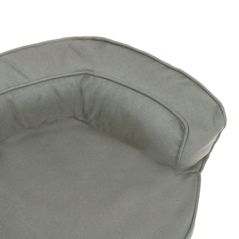 Petshop - Accesorii petshop - Culcusuri si custi - Culcusuri si saltele - Saltea ergonomica pat de caini, 60x42 cm, gri, aspect de in - Infinity.ro