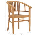 Casa si Gradina - Gradina si terasa - Mobilier exterior - Seturi mobila gradina - Set mobilier de gradina, 7 piese, lemn masiv de tec - Infinity.ro