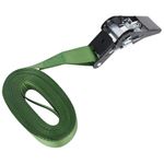 Casa si Gradina - Constructii - Depozitare, transport si protectie - Accesorii echipamente pentru transport si ridicat - Chingi de fixare cu clichet, 4 buc., verde, 6 m, 800 daN - Infinity.ro