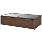 Casa si Gradina - Gradina si terasa - Mobilier exterior - Seturi mobila gradina - Set mobilier de gradina cu perne, 4 piese, maro, poliratan - Infinity.ro