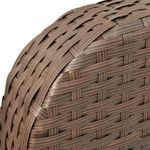Casa si Gradina - Gradina si terasa - Mobilier exterior - Seturi mobila gradina - Set mobilier de gradina cu perne, 4 piese, maro, poliratan - Infinity.ro
