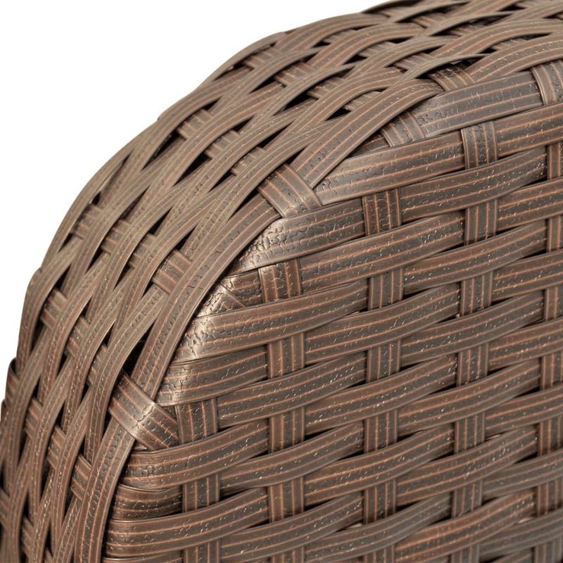 Casa si Gradina - Gradina si terasa - Mobilier exterior - Seturi mobila gradina - Set mobilier de gradina cu perne, 4 piese, maro, poliratan - Infinity.ro