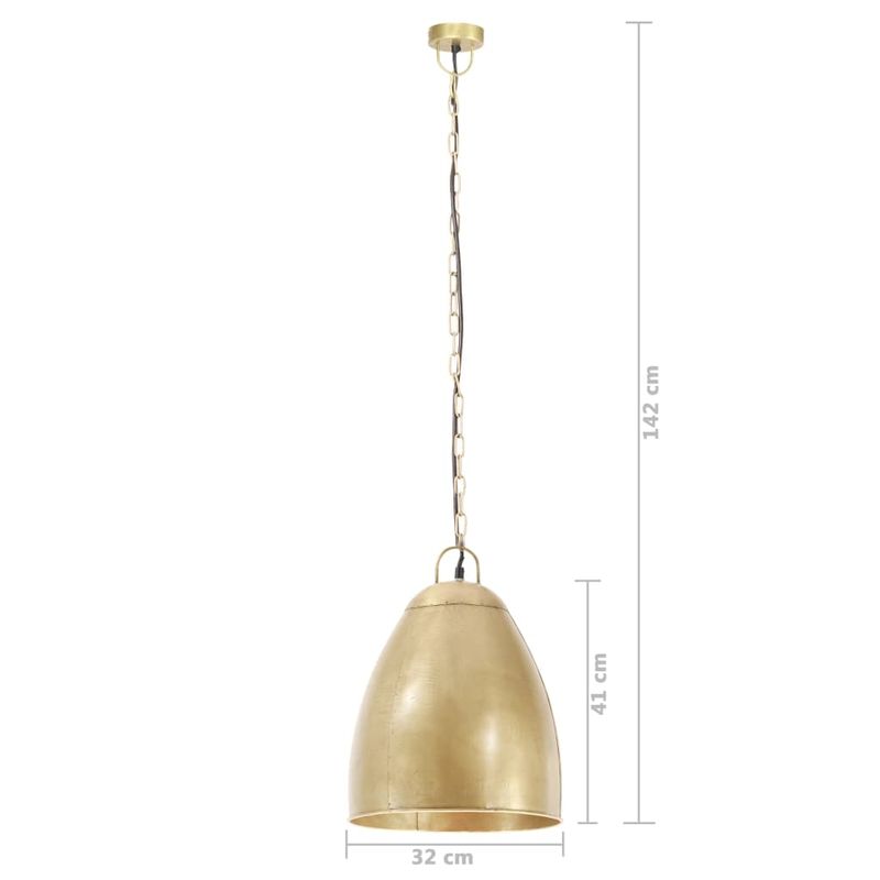 Casa si Gradina - Corpuri si surse de iluminat - Veioze si lampi - Lampi de veghe - Lampa suspendata industriala , 25 W, aramiu, 32 cm, E27, rotund - Infinity.ro