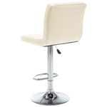 Casa si Gradina - Mobilier - Scaune si fotolii - Scaune - Scaune de bar, 2 buc., crem, piele ecologica - Infinity.ro
