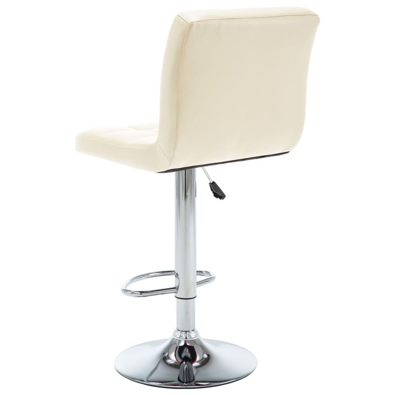 Casa si Gradina - Mobilier - Scaune si fotolii - Scaune - Scaune de bar, 2 buc., crem, piele ecologica - Infinity.ro