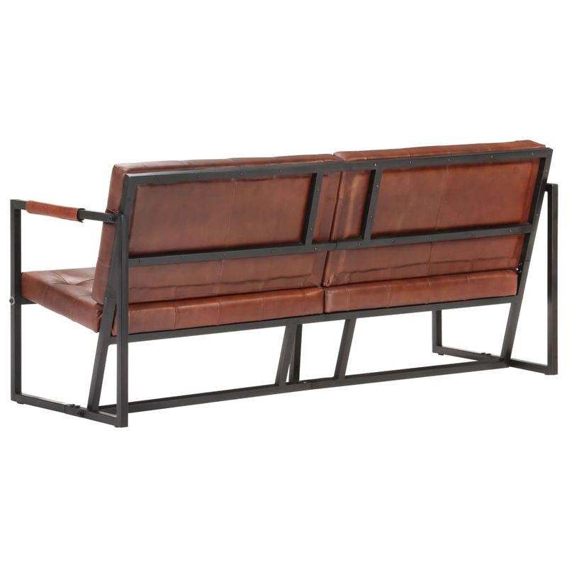 Casa si Gradina - Mobilier - Canapele si coltare - Canapele - Canapea cu 3 locuri, maro, piele naturala de capra - Infinity.ro