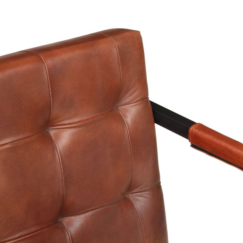 Casa si Gradina - Mobilier - Canapele si coltare - Canapele - Canapea cu 3 locuri, maro, piele naturala de capra - Infinity.ro