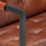 Casa si Gradina - Mobilier - Canapele si coltare - Canapele - Canapea cu 3 locuri, maro, piele naturala de capra - Infinity.ro