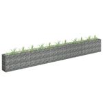 Casa si Gradina - Gradinarit si plante - Plante si ghivece - Ghivece si suporturi - Strat inaltat gabion, 450 x 30 x 60 cm, otel inoxidabil - Infinity.ro
