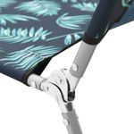 Casa si Gradina - Gradina si terasa - Mobilier exterior - Scaune si sezlonguri gradina - Sezlong pliabil, otel, model frunze, material textil - Infinity.ro