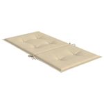 Casa si Gradina - Textile si covoare - Perne si pilote - Perne decorative - Perne scaun cu spatar mic, 6 buc., bej, 100x50x3 cm, textil oxford - Infinity.ro