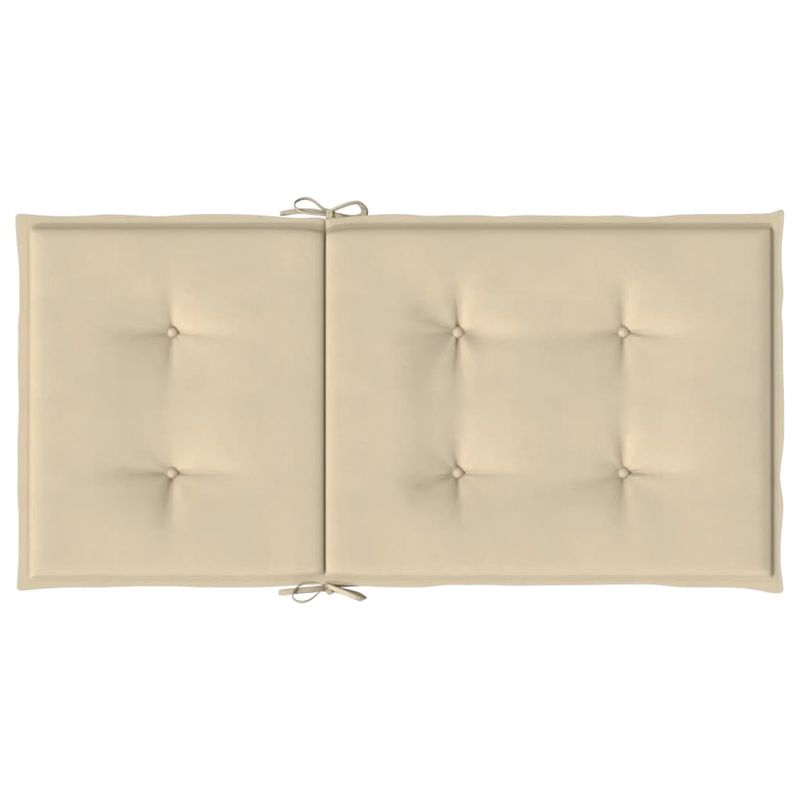 Casa si Gradina - Textile si covoare - Perne si pilote - Perne decorative - Perne scaun cu spatar mic, 6 buc., bej, 100x50x3 cm, textil oxford - Infinity.ro