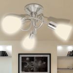 Casa si Gradina - Corpuri si surse de iluminat - Lustre si pendule - Candelabru cu cristale, design cromat - Infinity.ro