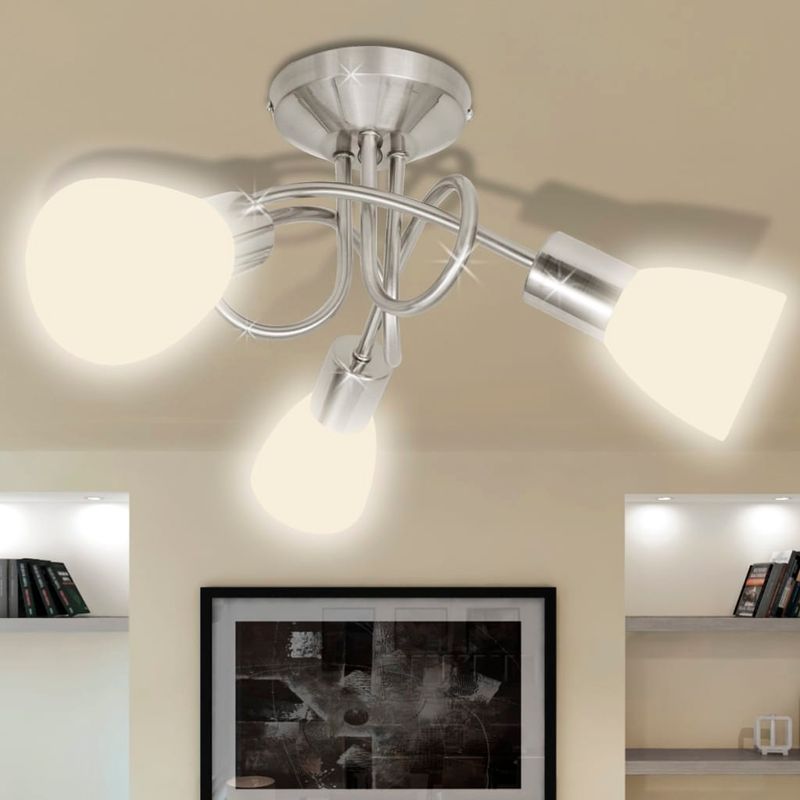 Casa si Gradina - Corpuri si surse de iluminat - Lustre si pendule - Candelabru cu cristale, design cromat - Infinity.ro