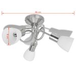 Casa si Gradina - Corpuri si surse de iluminat - Lustre si pendule - Candelabru cu cristale, design cromat - Infinity.ro