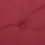 Casa si Gradina - Textile si covoare - Perne si pilote - Perne decorative - Perne scaun cu spatar mic, 2 buc. rosu vin 100x50x3 cm textil oxford - Infinity.ro