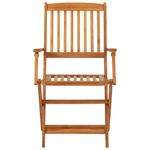Casa si Gradina - Gradina si terasa - Mobilier exterior - Seturi mobila gradina - Set mobilier de gradina pliabil, 5 piese, lemn masiv acacia - Infinity.ro