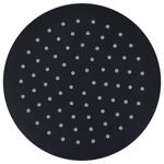 Casa si Gradina - Sanitare - Cazi si cabine de dus - Coloane si seturi de dus - Cap de dus tip ploaie rotund, negru, 20 cm, otel inoxidabil - Infinity.ro
