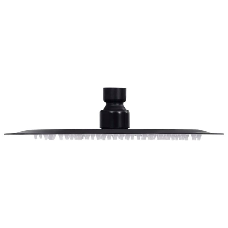 Casa si Gradina - Sanitare - Cazi si cabine de dus - Coloane si seturi de dus - Cap de dus tip ploaie rotund, negru, 20 cm, otel inoxidabil - Infinity.ro