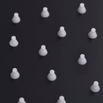 Casa si Gradina - Sanitare - Cazi si cabine de dus - Coloane si seturi de dus - Cap de dus tip ploaie rotund, negru, 20 cm, otel inoxidabil - Infinity.ro