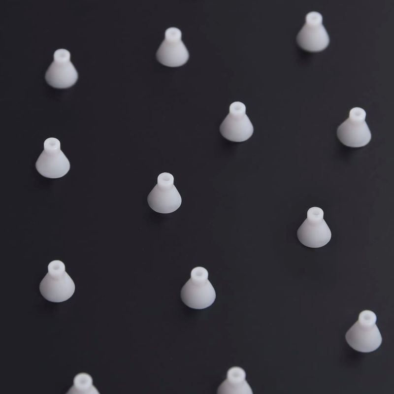 Casa si Gradina - Sanitare - Cazi si cabine de dus - Coloane si seturi de dus - Cap de dus tip ploaie rotund, negru, 20 cm, otel inoxidabil - Infinity.ro