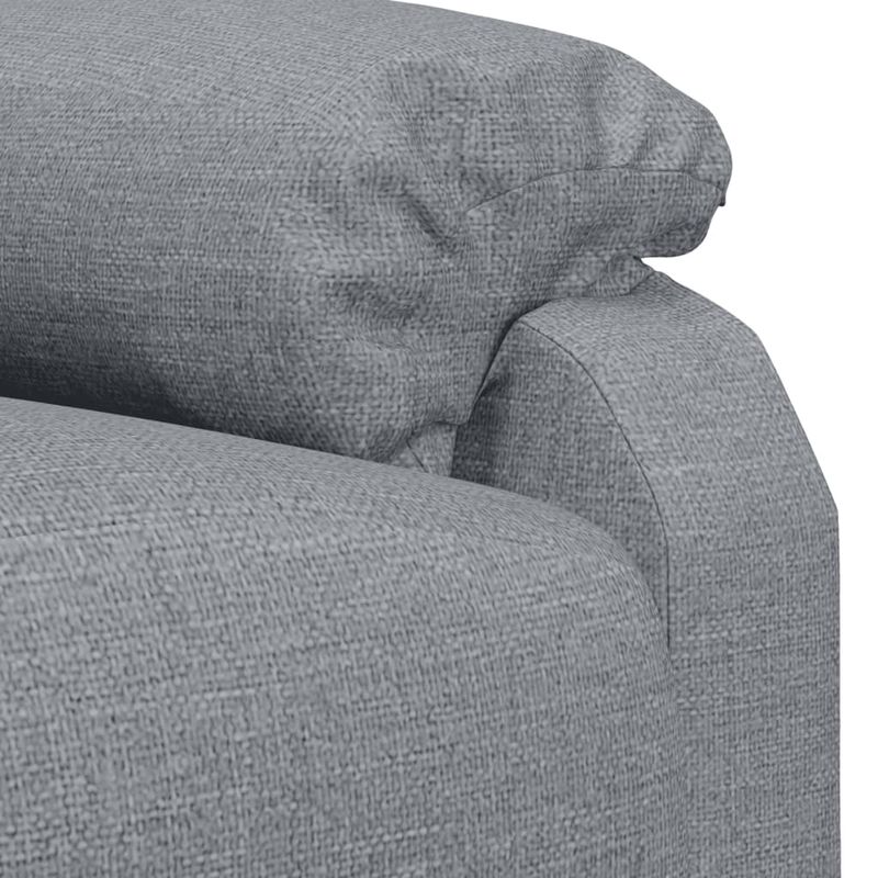 Ingrijire personala si Cosmetice - Sanatate si wellness - Articole wellness - Fotolii de masaj - Fotoliu de masaj, gri deschis, material textil - Infinity.ro