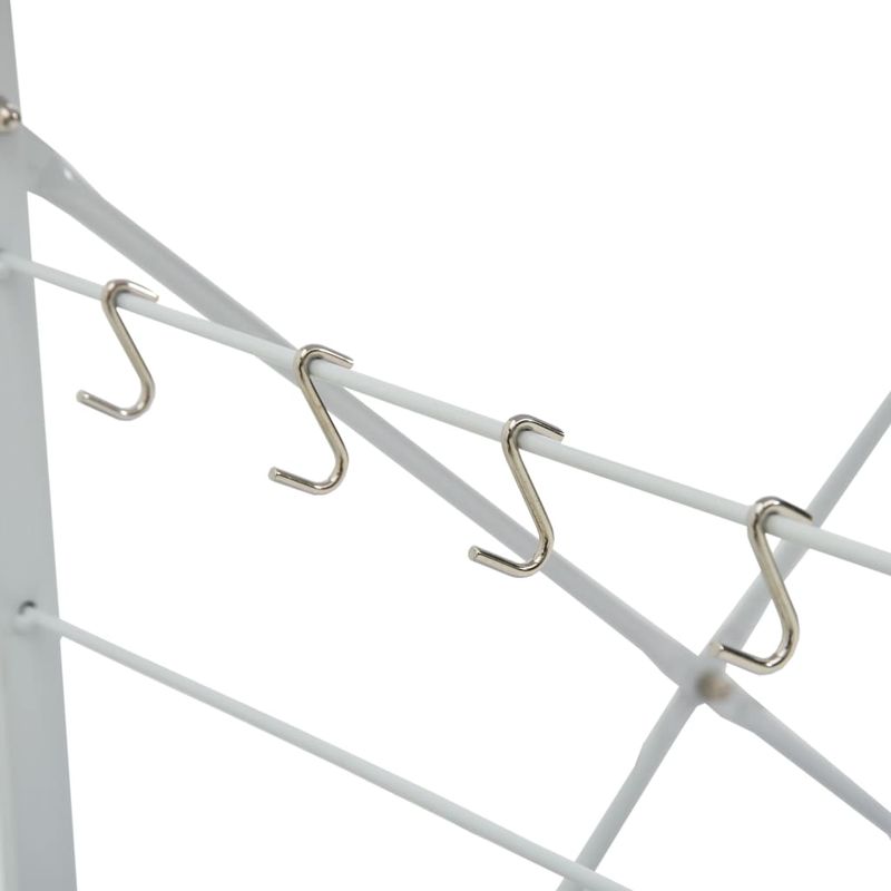 Casa si Gradina - Bucatarie si vesela - Organizare si depozitare bucatarie - Suporturi tacamuri si vase - Dulap cuptor microunde, alb, 60x39,6x123 cm, lemn prelucrat - Infinity.ro