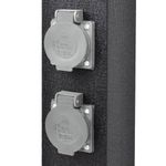 Casa si Gradina - Electrice - Prize - Priza de gradina tip "turn" Negru - Infinity.ro