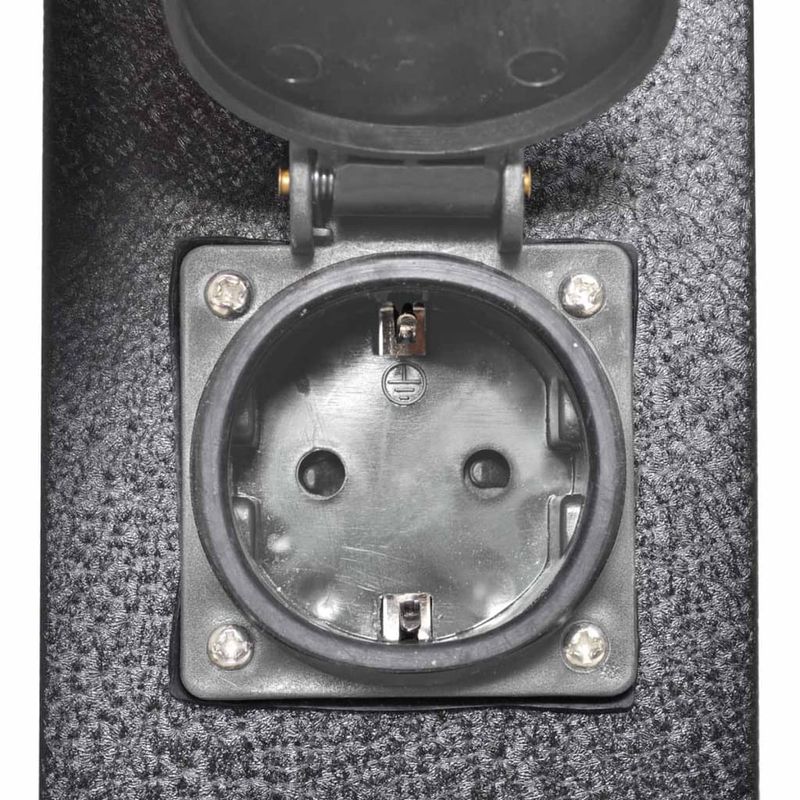 Casa si Gradina - Electrice - Prize - Priza de gradina tip "turn" Negru - Infinity.ro