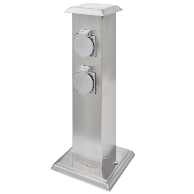 Casa si Gradina - Electrice - Prize - Priza de gradina tip "turn" Otel inoxidabil - Infinity.ro