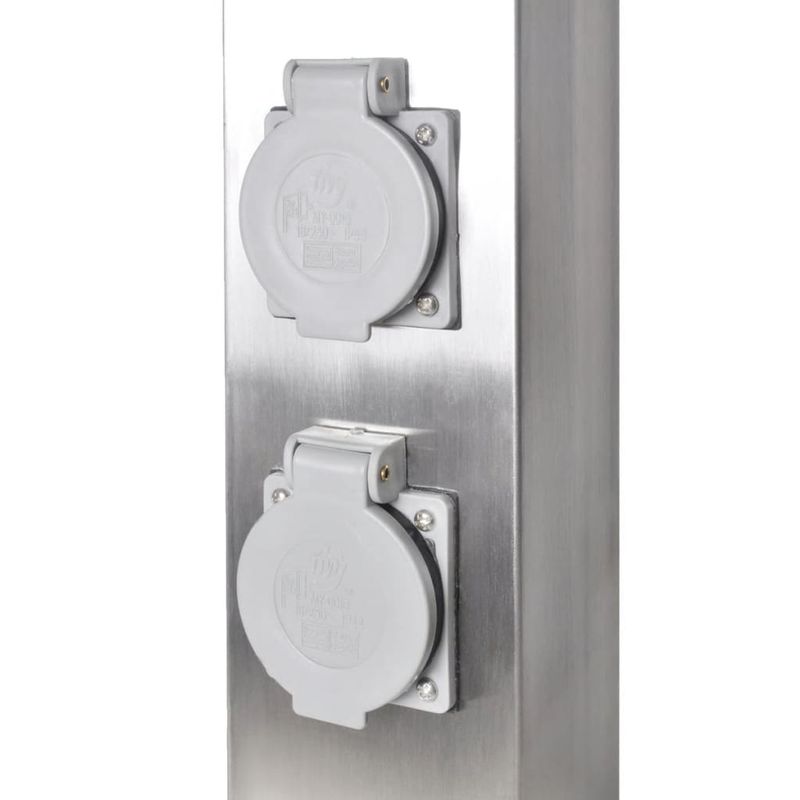 Casa si Gradina - Electrice - Prize - Priza de gradina tip "turn" Otel inoxidabil - Infinity.ro