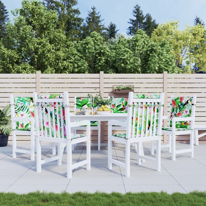 Casa si Gradina - Textile si covoare - Perne si pilote - Perne decorative - Perne scaun cu spatar mic, 6 buc, multicolor, textil, mărime 100x50x4 cm - Infinity.ro