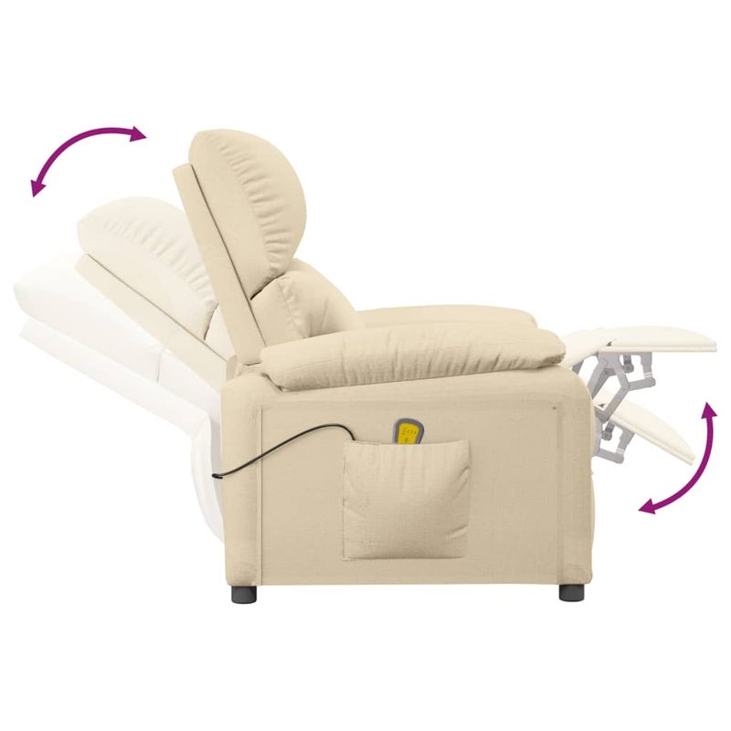 Ingrijire personala si Cosmetice - Sanatate si wellness - Articole wellness - Fotolii de masaj - Fotoliu de masaj, crem, material textil - Infinity.ro