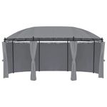 Casa si Gradina - Gradina si terasa - Umbrele si pavilioane - Pavilioane - Pavilion cu perdele, antracit, 520x349x255 cm - Infinity.ro